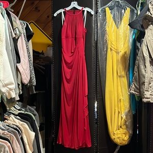 Red brides maid dress size 0